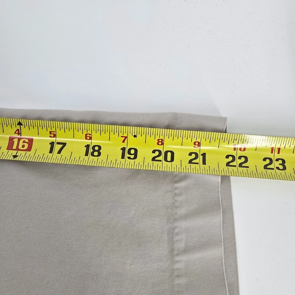 Dockers Womens Khaki Capri Pants Tan Cotton Blend Stretch Size 16 - Picture 5 of 6